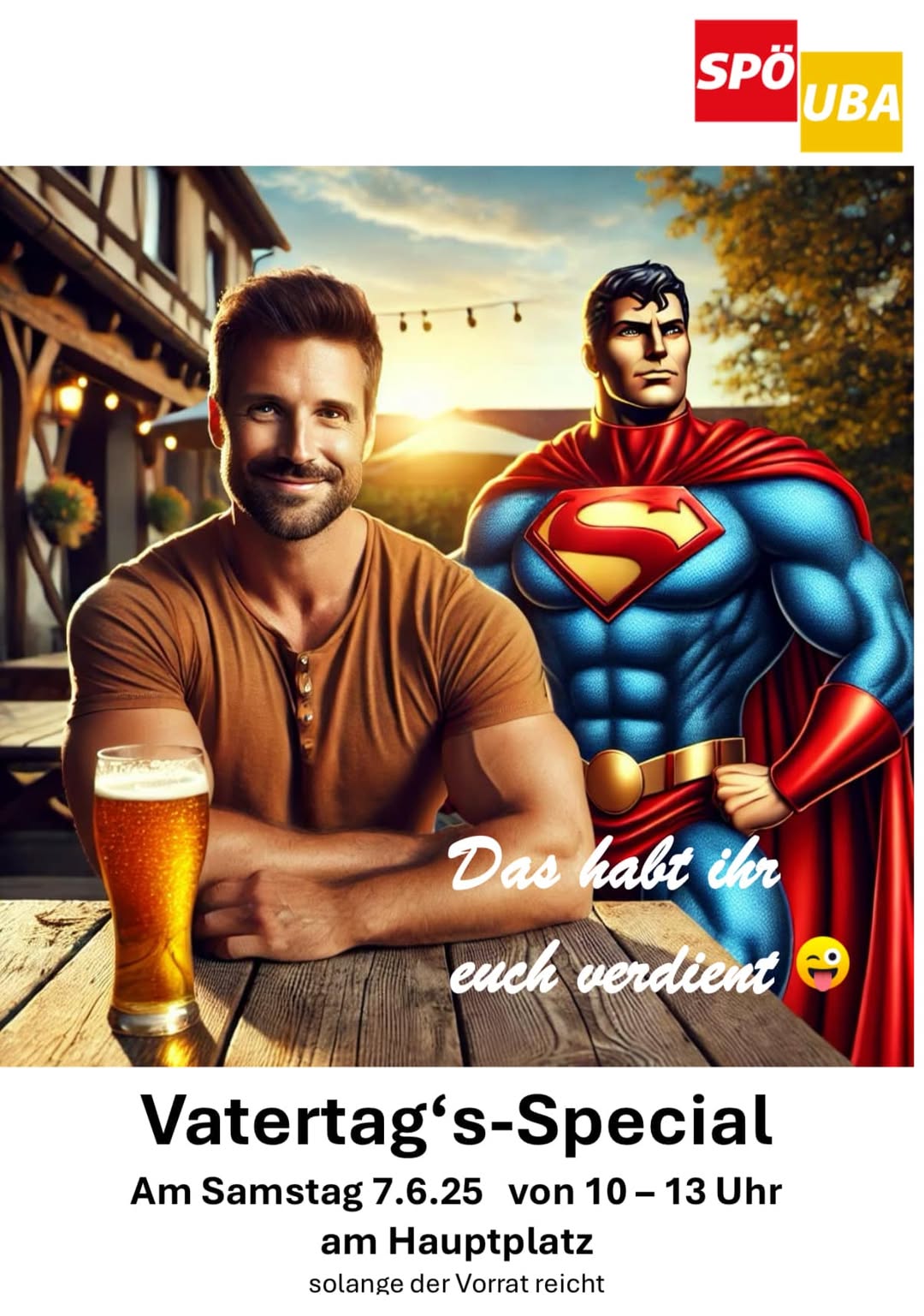 Vatertags Special am 7.6.2025
